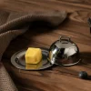 Lundi mini serveringsklokke blank