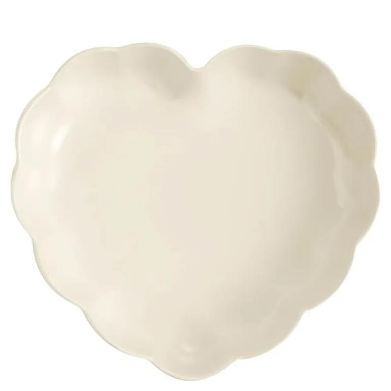 Madeleine ildfast form hjerte 26,5 cm 1,8L Cream