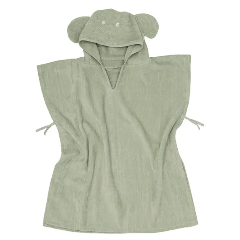 Magic badeponcho barn onesize dus grønn