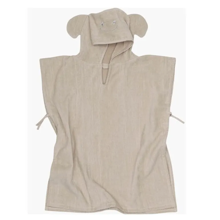 Magic badeponcho barn onesize beige