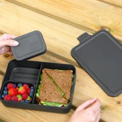 Make & Take Bento matboks 6,2x16,7x25,5 cm mørk grå