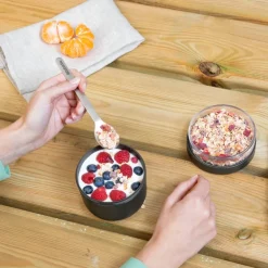 Make & Take frokostskål 0,5L mørk grå