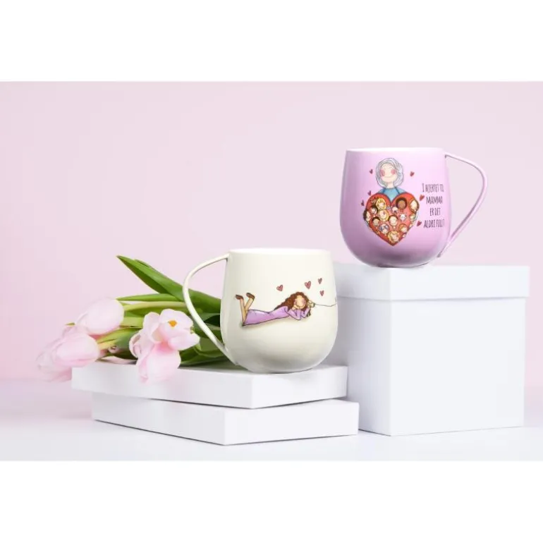 Mamma krus 40 cl rosa