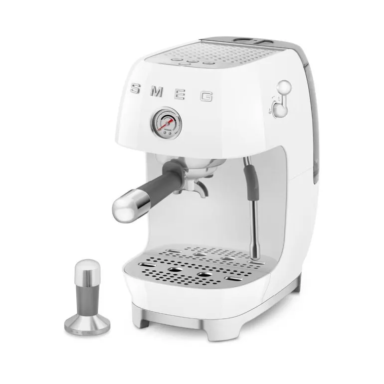 Manuell espressomaskin med Cold Brew ECF03 hvit