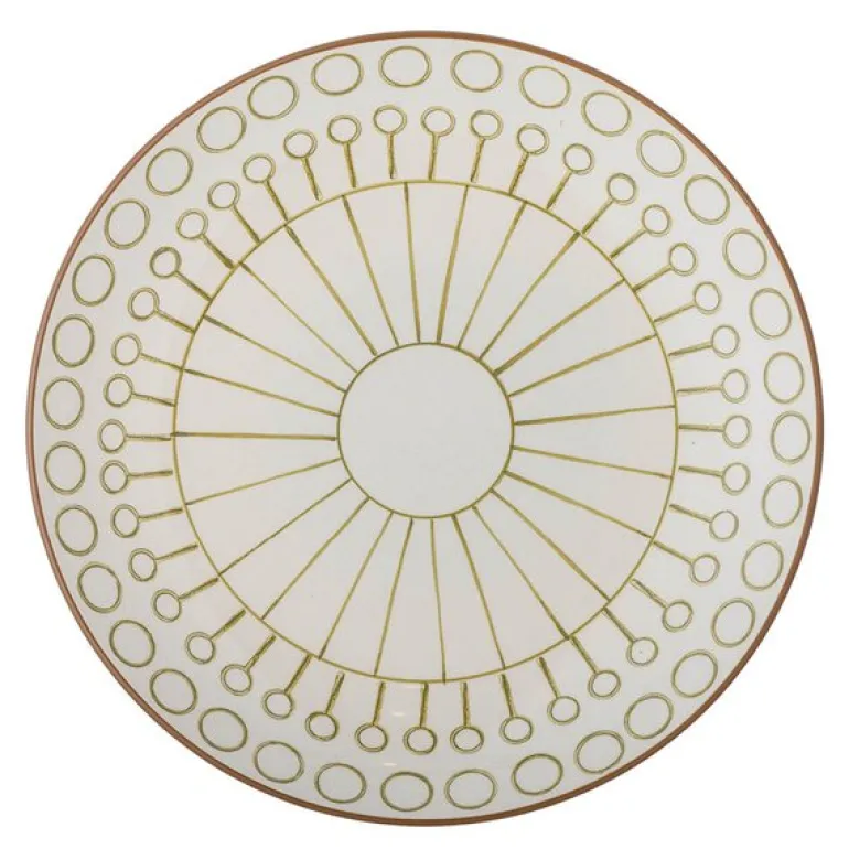 Maple tallerken 25,5 cm grønn