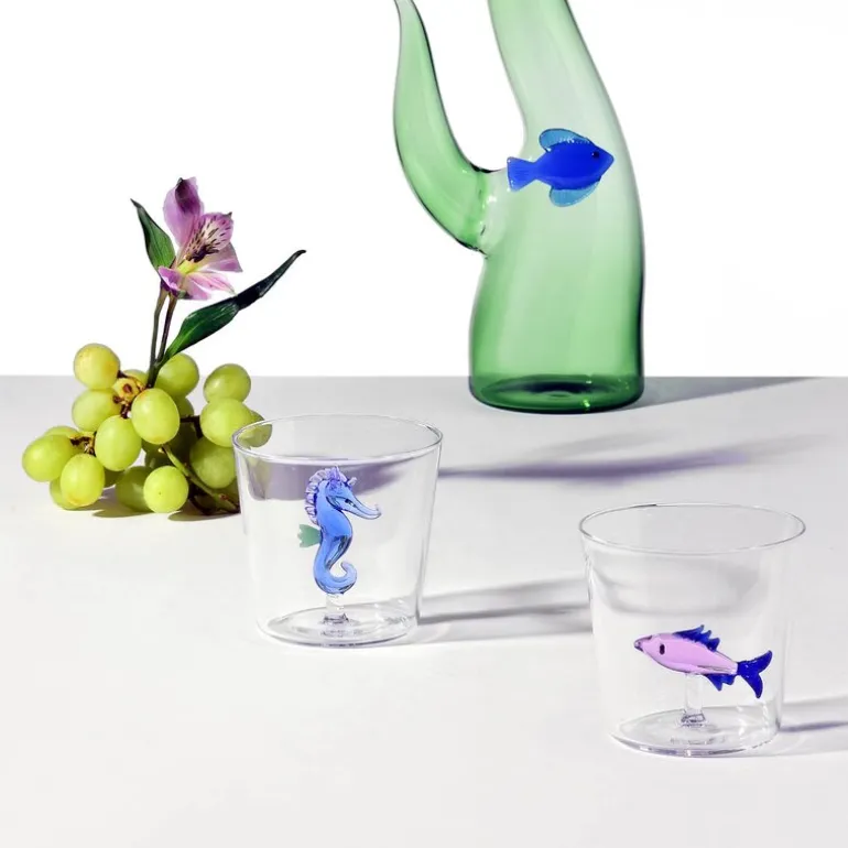 Marine Garden vannglass 35 cl sardin rosa