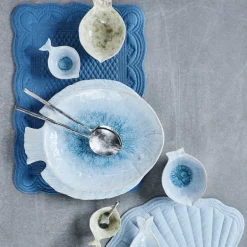 Marinelle skål fisk 10 cm linen