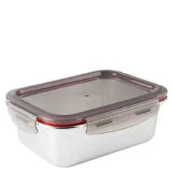 Matboks i stål med tett lokk 1,25L 20,5x15,5x7,4 cm