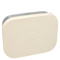 Matboks stål 3 rom 17x13x5 cm beige