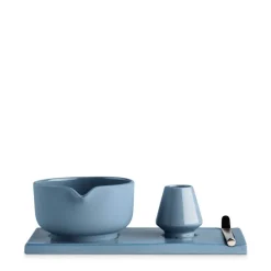Matcha sett Hazy Blue