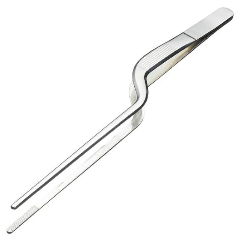 Matpinsett 21 cm rustfri sølv