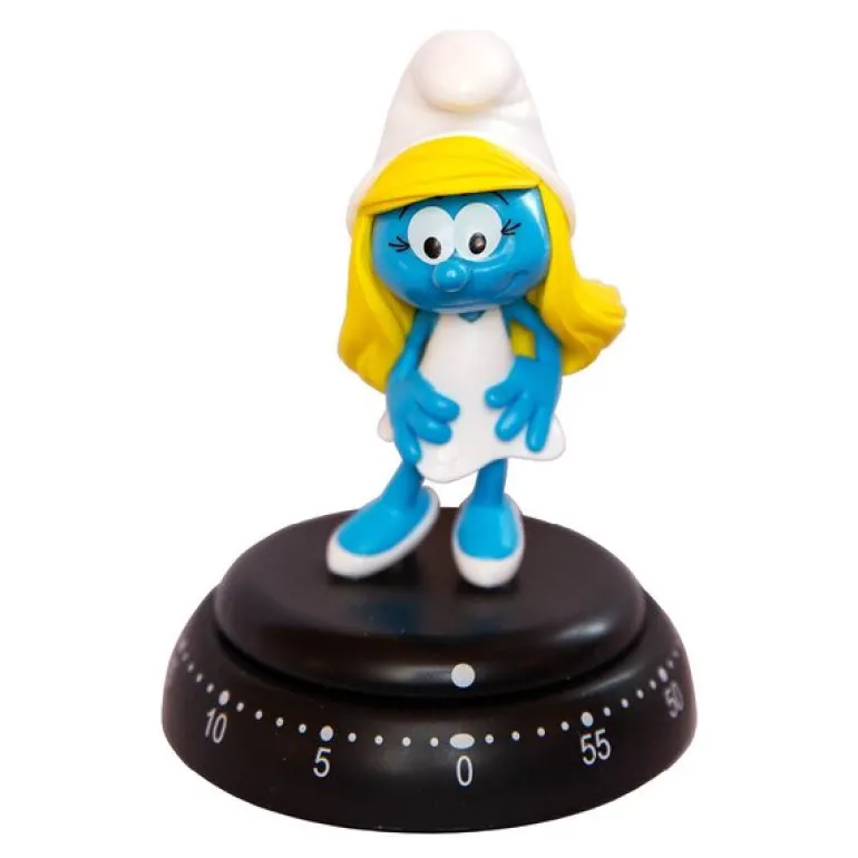 Mekanisk timer Smurfen blå