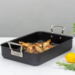 Mermaid Roaster ildfast form 28x18 cm svart