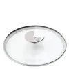 M'360 glasslokk 20 cm klar/stål