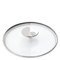 M'360 glasslokk 20 cm klar/stål