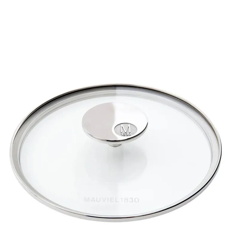 M'360 glasslokk 28 cm klar/stål