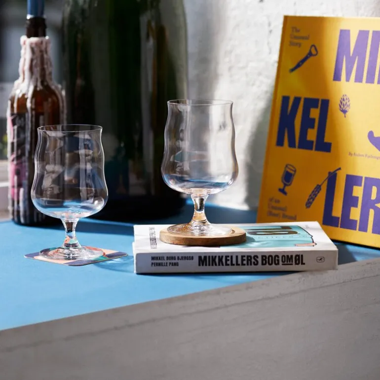Mikkeller ølglass universal 40 cl 2 stk klar