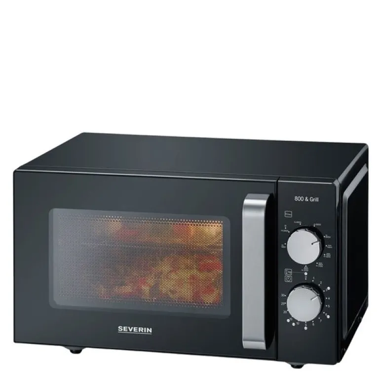 Mikrobølgeovn MW7762 med glassbunn og grill 20L 800W