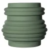 Mila vase 26,5x25 cm grønn