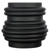 Mila vase 26,5x25 cm svart