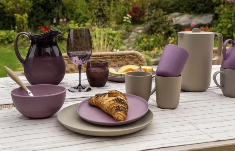Mina vannglass 40 cl plum