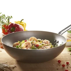 Mineral B wok 28 cm stål