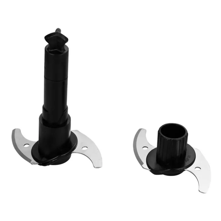 Minihakker med 4 kniver svart