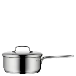 Mini kasserolle med skaft og lokk 16 cm