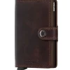 Miniwallet lommebok m/kortholder chocolate