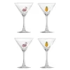 Misa cocktailglass 17cl 4 stk flamingo/ananas