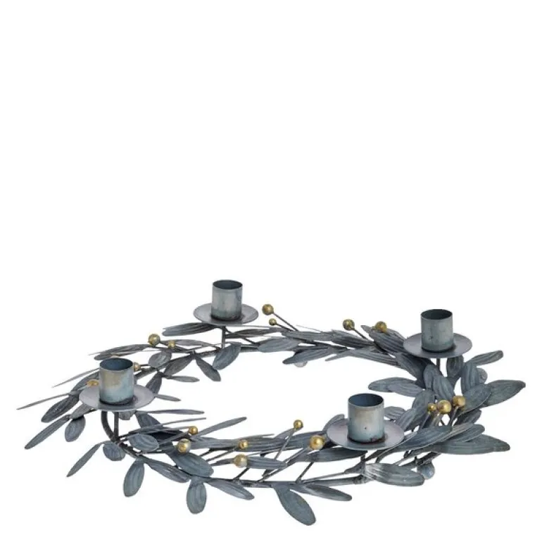 Mistlia adventsstake 34x7 cm antikk grå
