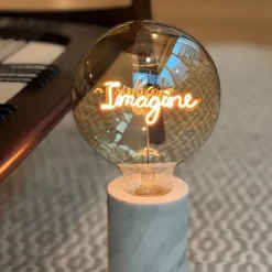 MITB lyspære LED 17 cm Imagine ravfarget