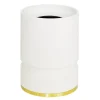 MITB Madison sokkel bordlampe 11 cm hvit/gull aluminium