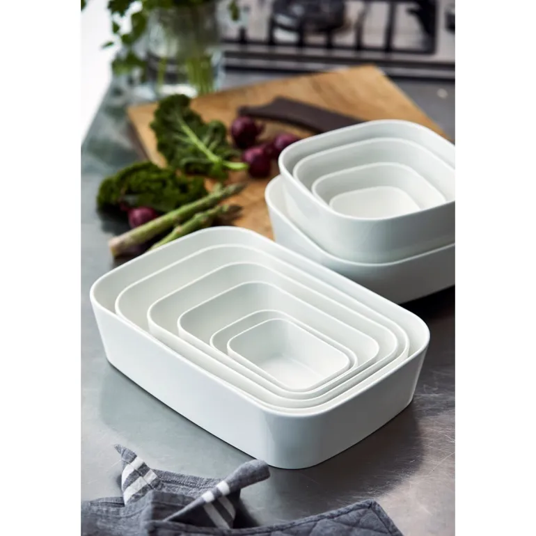Modula fat 35x25x8 cm hvit