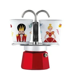 Moka Express CC 2024 mini espressobrygger 2 kopper rød