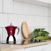 Moka induksjon espressokanne 4 kopper rød