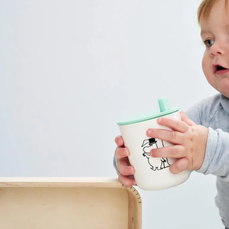 Moomin ABC drikke lokk til krus turqouise