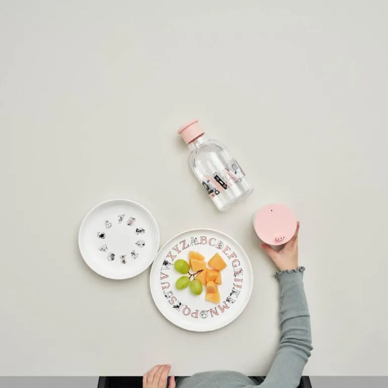 Moomin ABC DRINK-IT vannflaske 0,5L salmon