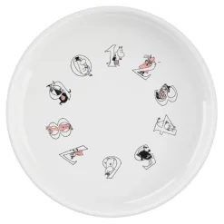 Moomin ABC dyp tallerken 15 cm salmon