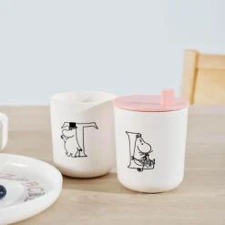 Moomin ABC tallerken 20 cm salmon
