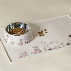 Moomin for Pets silikonmatte 60x40 cm beige
