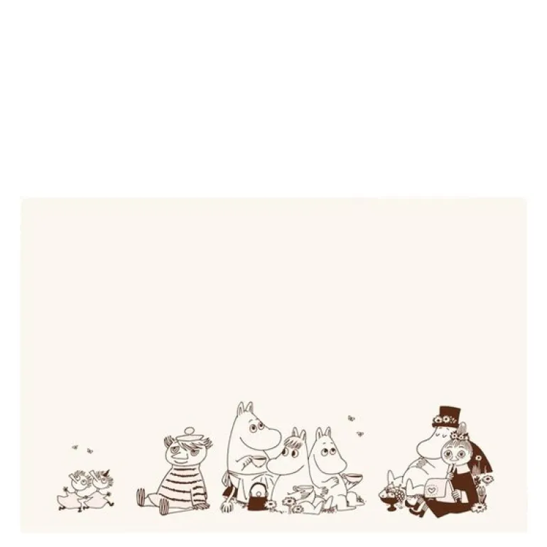 Moomin for Pets silikonmatte 60x40 cm beige