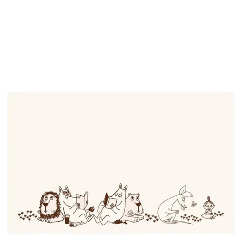 Moomin for Pets silikonmatte 48x30 cm beige