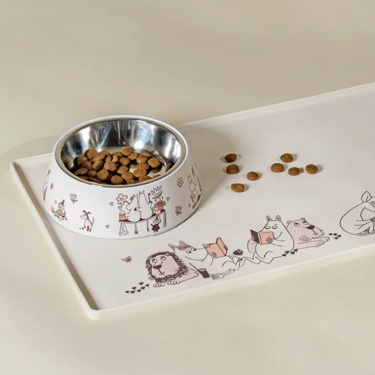 Moomin for Pets silikonmatte 48x30 cm beige