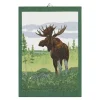 Moose håndkle 35x50 cm