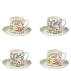 Morris & Co espressokopp med skål 4 stk