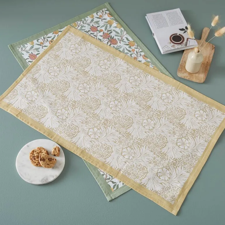 Morris & Co kjøkkenhåndkle Fruits & Marigold 2 stk 45x74 cm