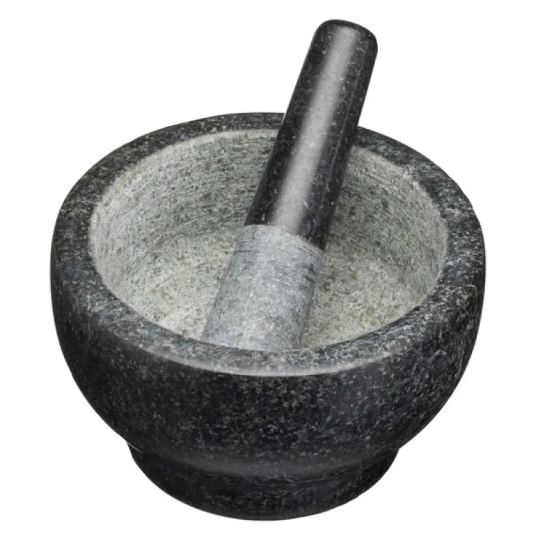 Morter med pistill 20 cm granitt