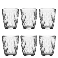 Mosaic vannglass 34 cl 6 stk klar