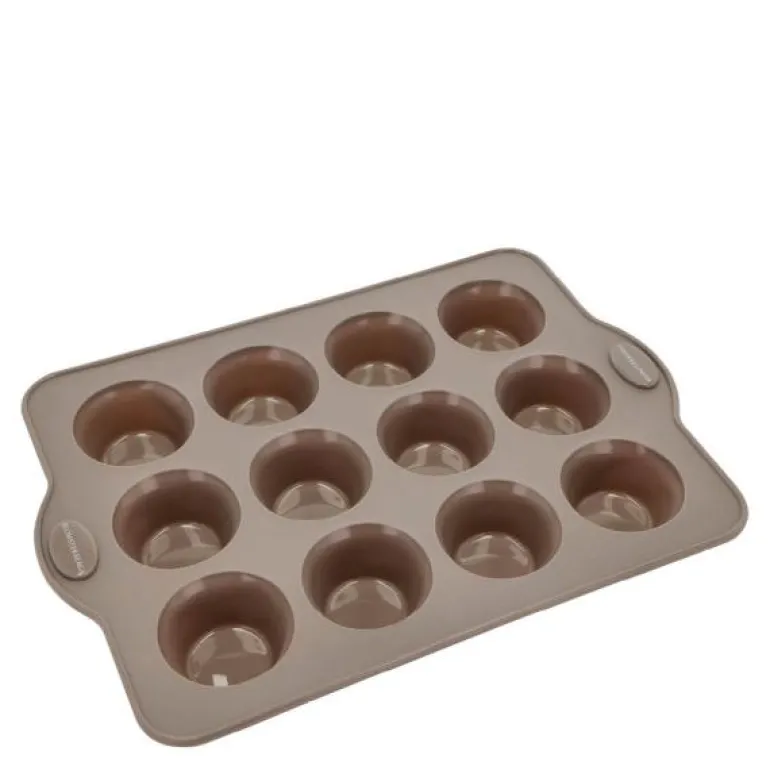 Muffinform 12 stk silikon latte